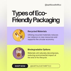 100% eco-friendly packaging coming soon!
